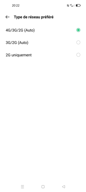 Sélectionnez votre option préférée