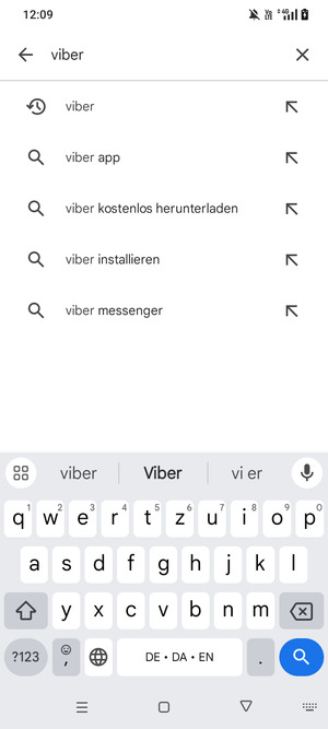 Geben Sie den Namen der App ein und wählen Sie Suchen