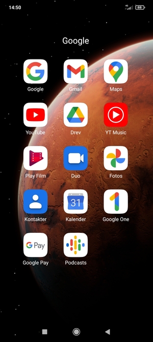 Vælg Gmail