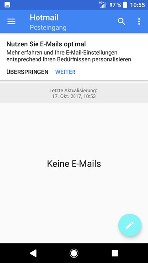 Ihr Gmail Konto ist einsatzbereit