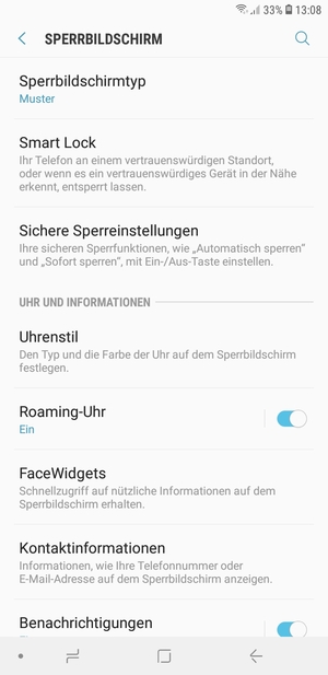 Ihr Handy ist jetzt mit einer Bildschirmsperre gesichert