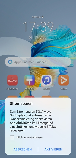 Wählen Sie AKTIVIEREN