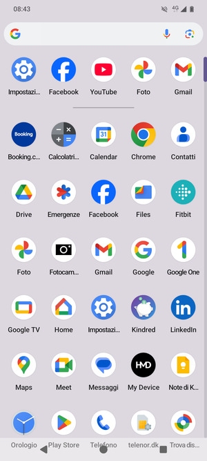 Seleziona Impostazioni