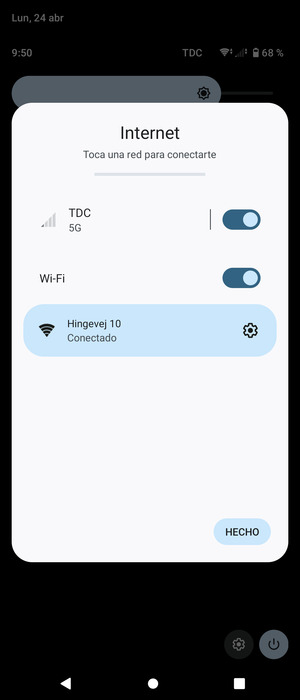 Desactive Wi-Fi