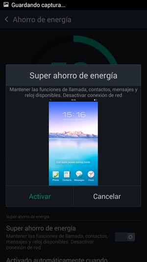 Seleccione Activar