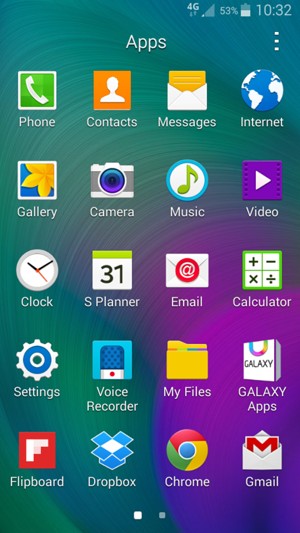 Scroll to and select Settings