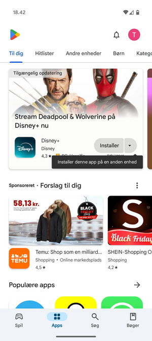 Vælg Søg