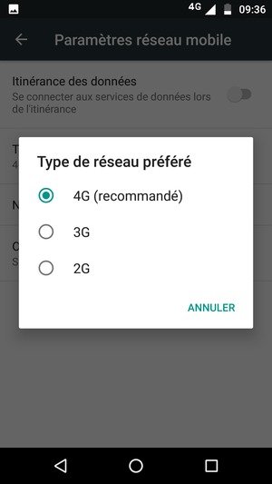 Sélectionnez votre option préférée