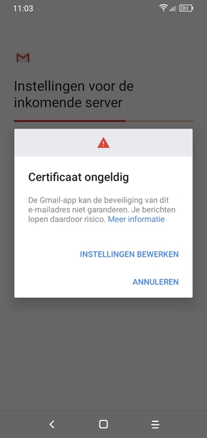 Selecteer INSTELLINGEN BEWERKEN