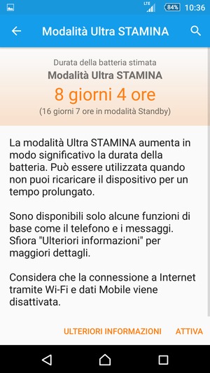 Seleziona ATTIVA