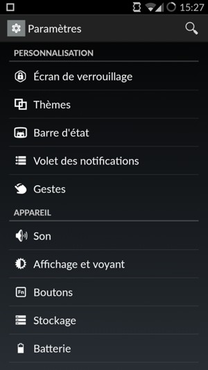 Pour activer votre écran de verrouillage, allez dans le menu Paramètres et sélectionnez Écran de verrouillage
