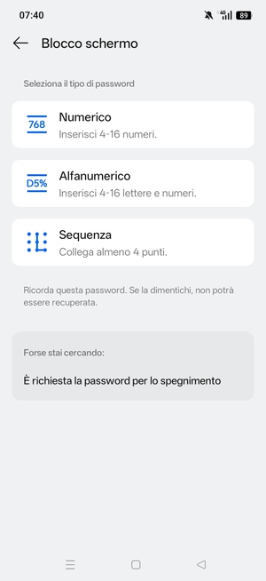 Seleziona Sequenza
