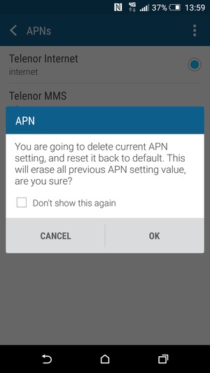 Select OK