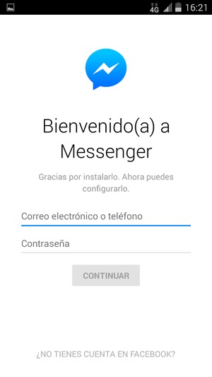 Su aplicación está lista para usar