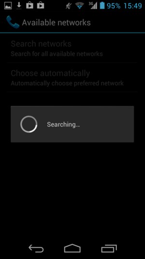Wait for the search to finish