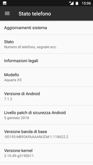 Seleziona Aggiornamenti sistema
