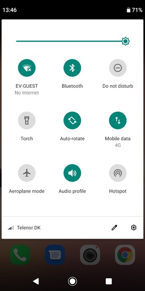 Turn off Wi-Fi and Bluetooth