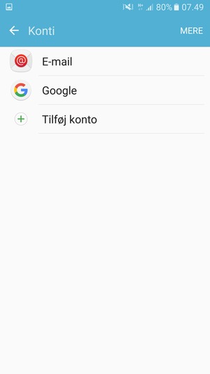 Vælg Google