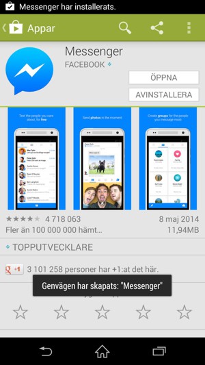 Välj ÖPPNA