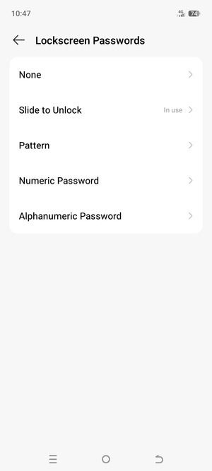 Select Pattern