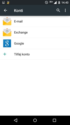 Vælg Google