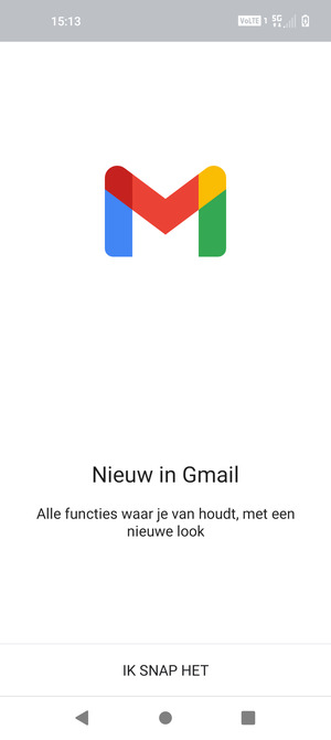 Selecteer IK SNAP HET