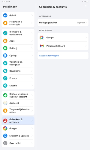 Selecteer Google