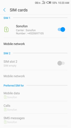 Select Mobile network