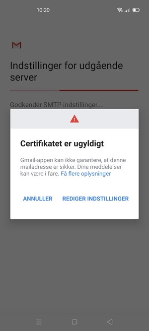 Vælg REDIGER INDSTILLINGER