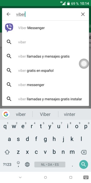 Introduzca el nombre de la aplicación y seleccione Buscar