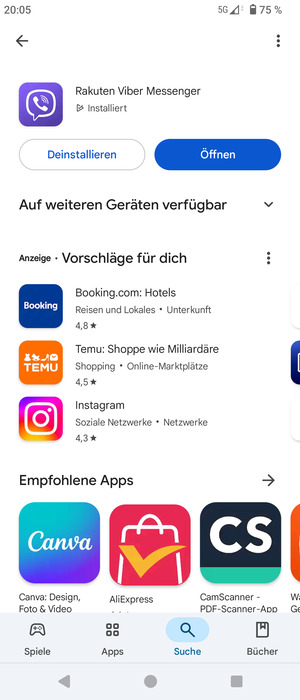 Wählen Sie Öffnen