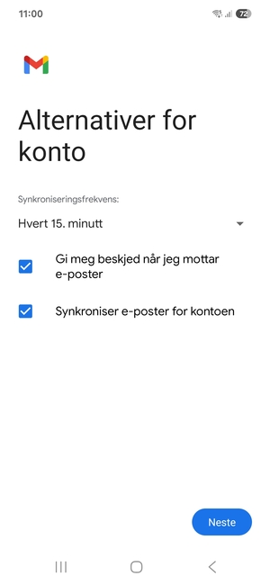 Velg Neste
