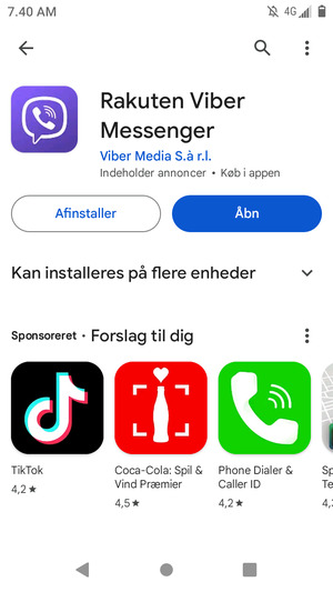 Vælg Åbn
