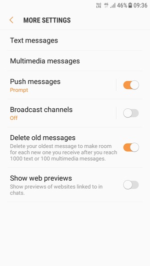 Select Text messages