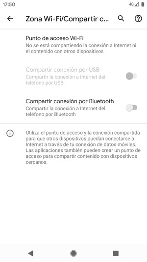 Seleccione Punto de acceso Wi-Fi