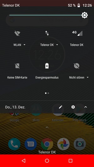 Streifen Sie nach links