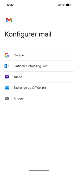 Vælg Anden