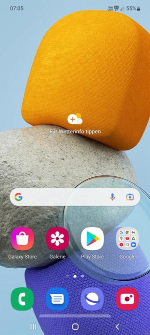 Um alle laufende Apps zu schließen, wählen Sie die Letzten Apps-Taste
