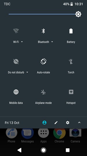 Turn off Bluetooth