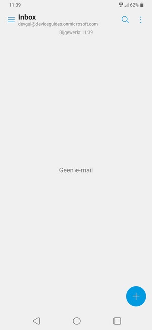 Uw account is klaar voor gebruik