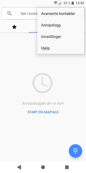 Velg Innstillinger