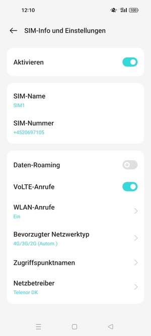 Wählen Sie Zugriffspunktnamen