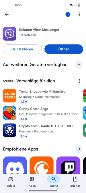 Wählen Sie Öffnen