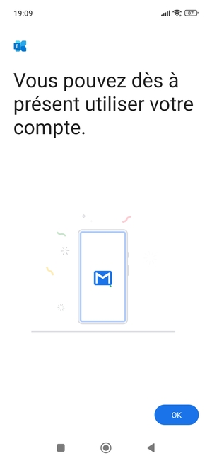Sélectionnez OK