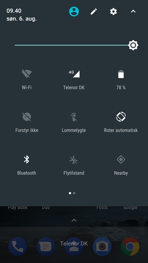 Vælg Bluetooth