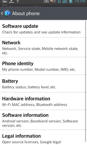 Select Software update