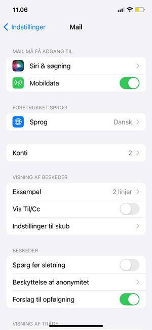 Din Hotmail er klar til brug