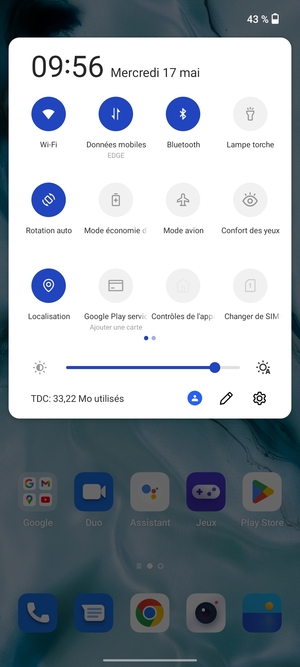 Désactiver le Wi-Fi et le Bluetooth
