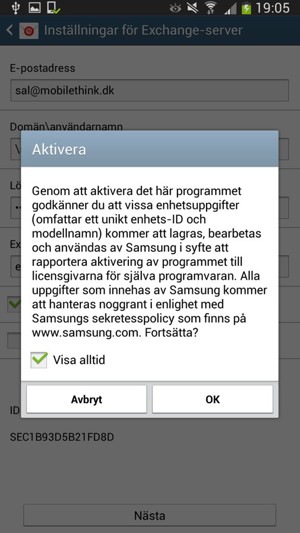 Välj OK