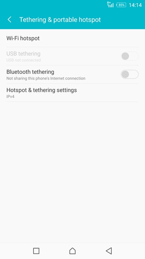 Select Wi-Fi hotspot